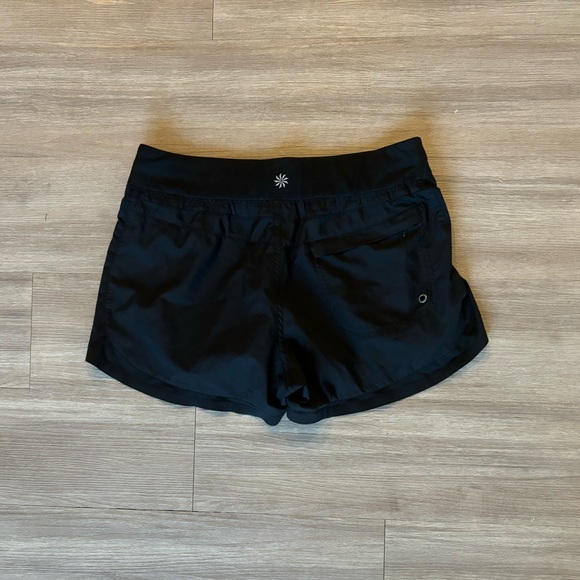 Athleta Orange & Black Comfort Runner’s Shorts Size Small, Like New, Bundle of 2 - Picture 5 of 5